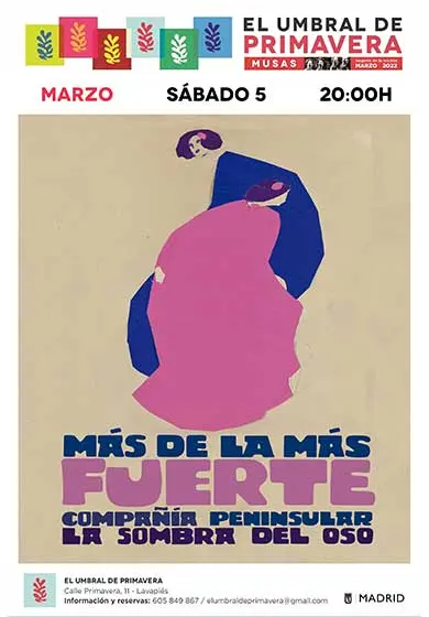 Cartel de Más de la más fuerte