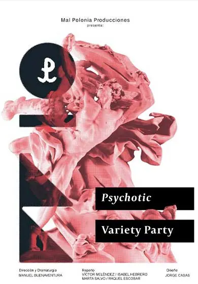 Cartel de Psychotic variety party
