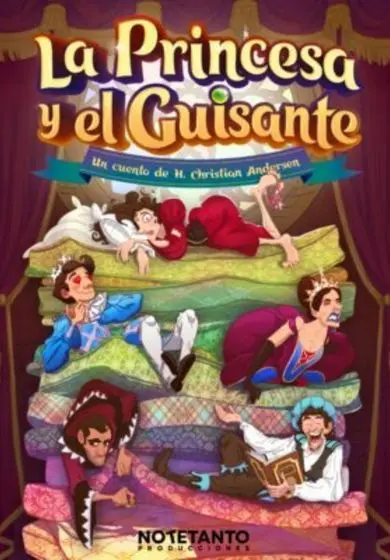 Cartel de La Princesa y el Guisante