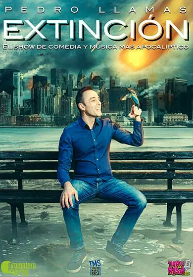 Cartel de Pedro Llamas: ¡Extinción!