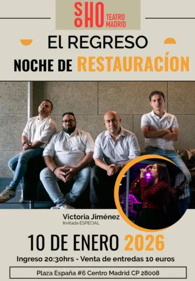 Cartel de Noche de Restauración