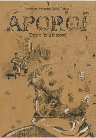 Cartel de Aporoi: entre la flor y la espina