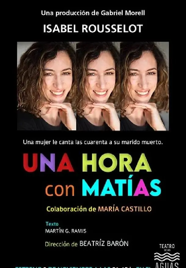 Cartel de Una hora con Matías