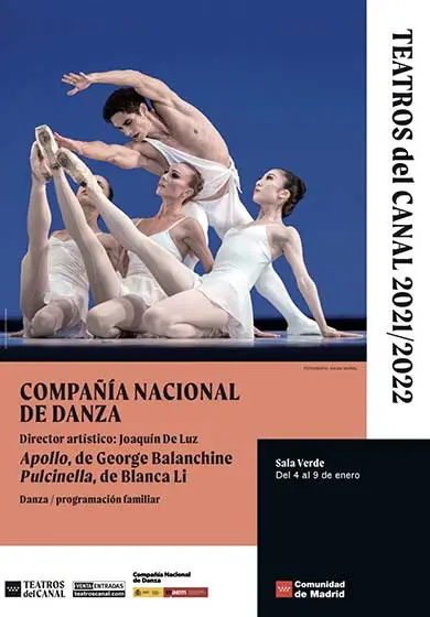 Cartel de Compañía Nacional de Danza: Apollo/Pulcinella