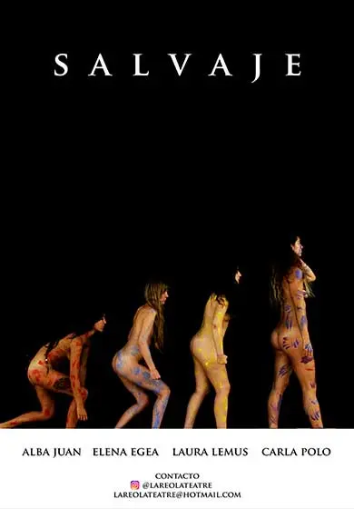 Cartel de L'Arèola Teatre: Salvaje