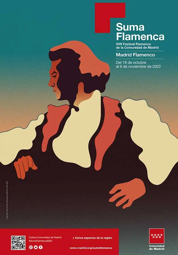 Cartel de Suma Flamenca 2022: XVII Festival Flamenco de la Comunidad de Madrid en los Teatros del Canal