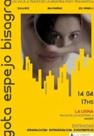 Cartel de Gota, espejo, biagra