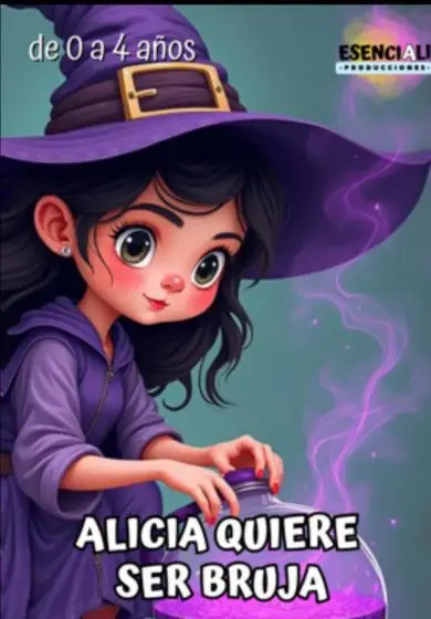 Cartel de Alicia quiere ser bruja