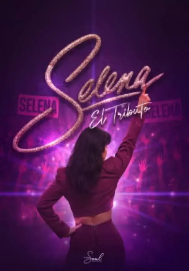 Cartel de Selena Quintanilla- Tributo al Amor Prohibido