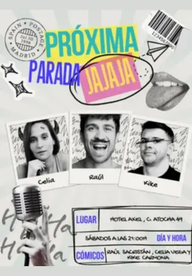 Cartel de Próxima Parada: Jajaja