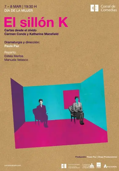 Cartel de El sillón K. Carmen Conde y Katherine Mansfield