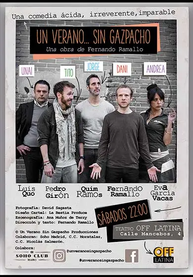 Cartel de Un verano sin gazpacho