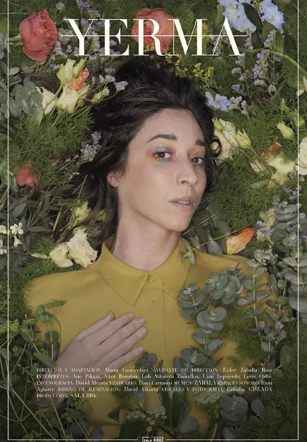 Cartel de María Goiricelaya: Yerma