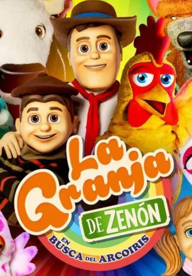Cartel de La granja de Zenón: En busca del Arcoíris
