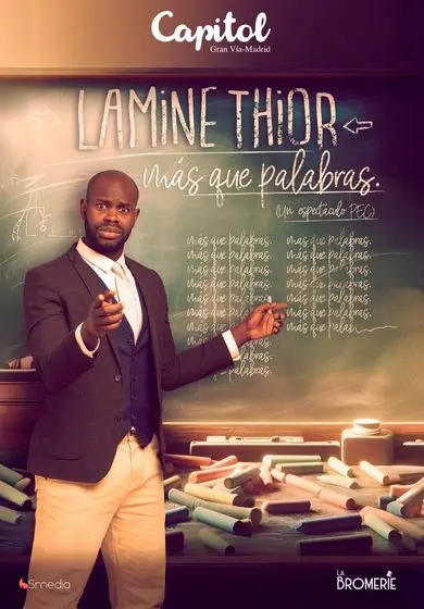 Cartel de Más que palabras - Lamine Thior
