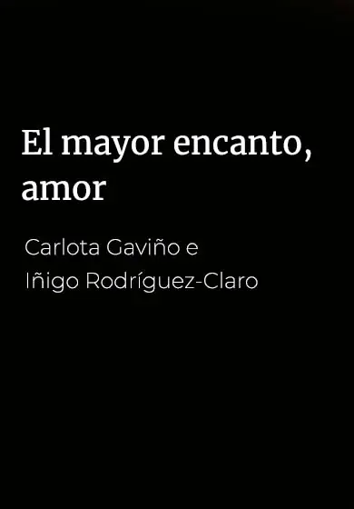 Cartel de El mayor encanto, amor