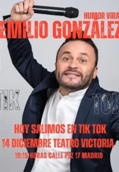 Cartel de Hoy salimos en Tik Tok