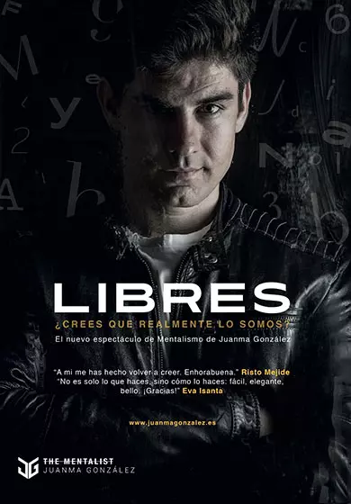 Cartel de Libres - Juanma González