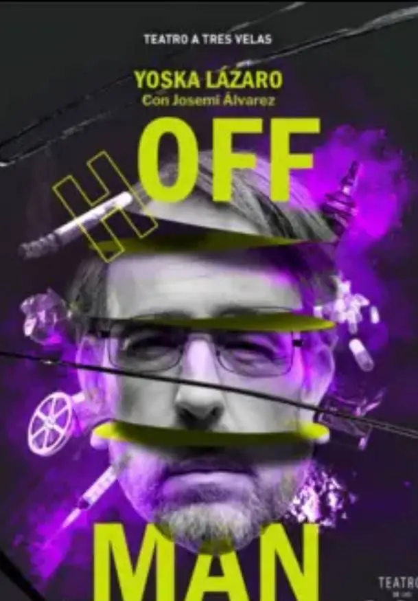 Cartel de Off Man. Los últimos días de Philip Seymour Hoffman