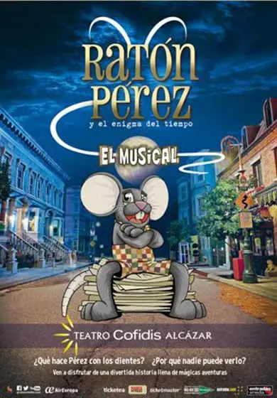 Cartel de Ratón Pérez y el enigma del tiempo