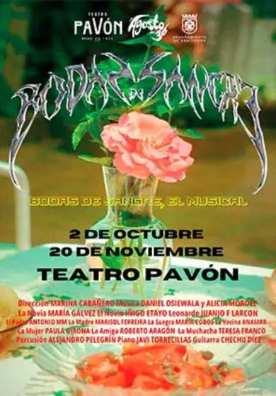 Cartel de Bodas de sangre, el musical