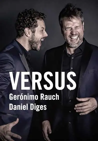 Cartel de Gerónimo Rauch y Daniel Diges: Versus