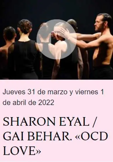 Cartel de L-E-V (Sharon Eyal & Gai Behar): OCD Love