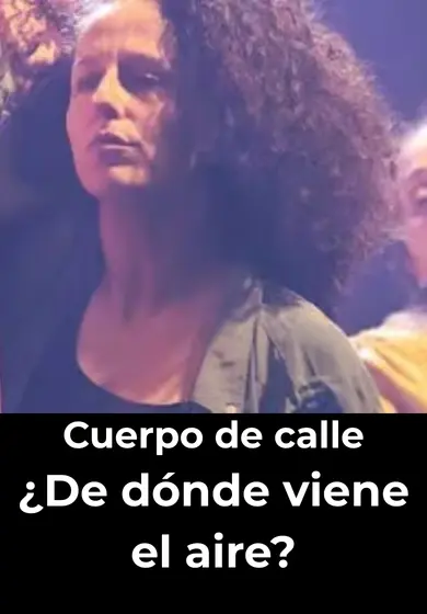 Cartel de CUERPO DE CALLE, ¿de dónde viene el aire?