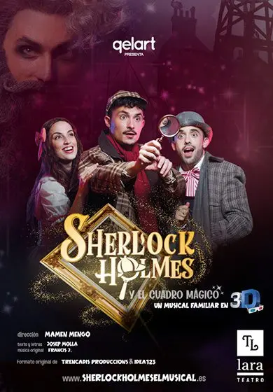 Cartel de Sherlock Holmes y el cuadro mágico