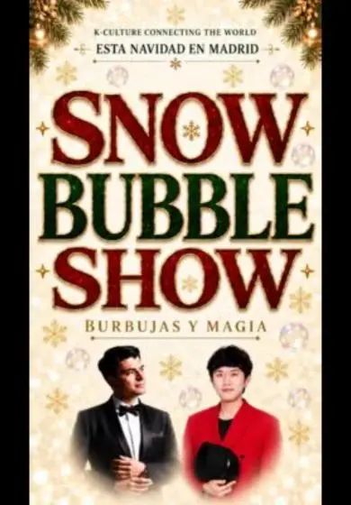 Cartel de Snow Bubble Show