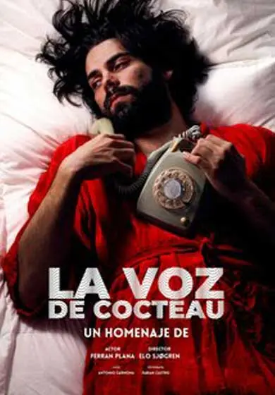 Cartel de La voz de Cocteau