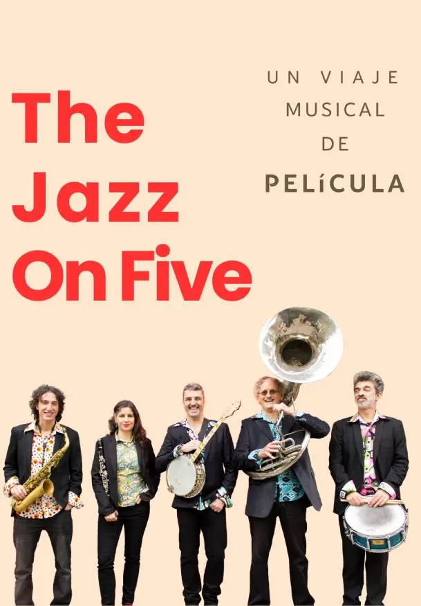 Cartel de The Jazz on Five. Un viaje musical de película