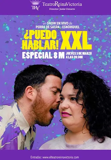 Cartel de Perra de Satán y Esnórquel: ¿Puedo hablar! XXL