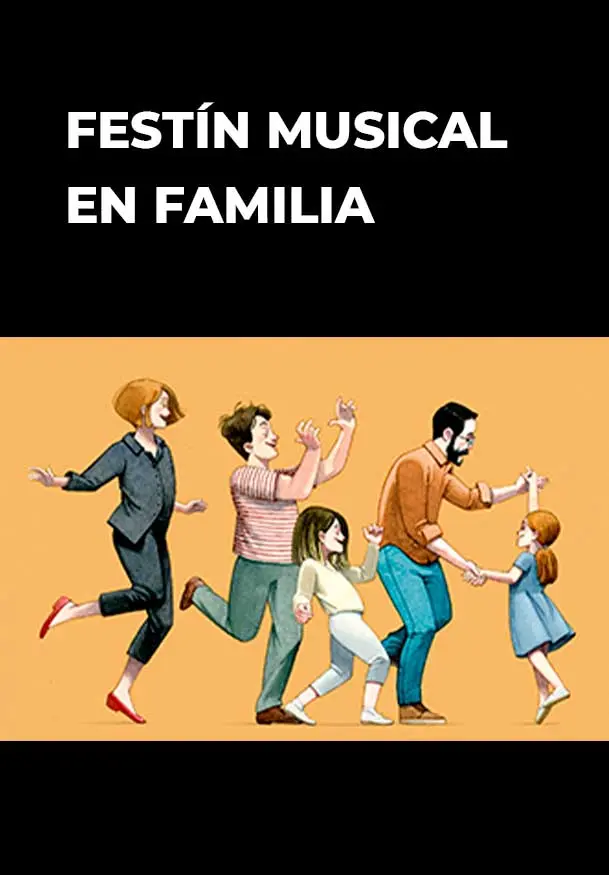 Cartel de Festín musical en familia