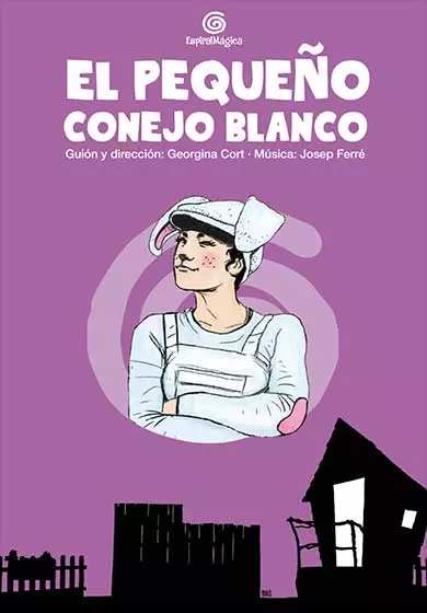 Cartel de El pequeño conejo blanco - La Espiral Mágica