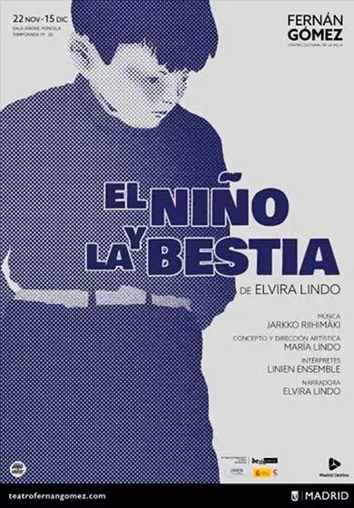Cartel de El niño y la bestia