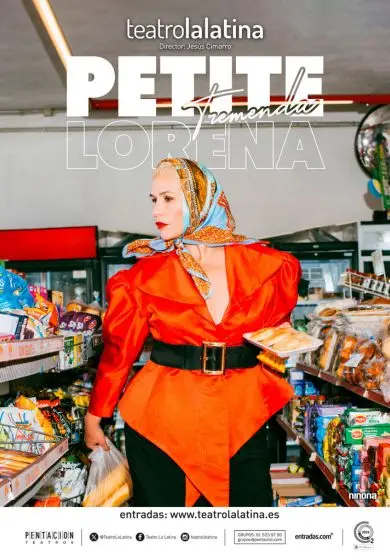Cartel de Tremenda, un show de Petite Lorena