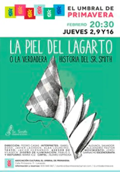 Cartel de La piel del lagarto