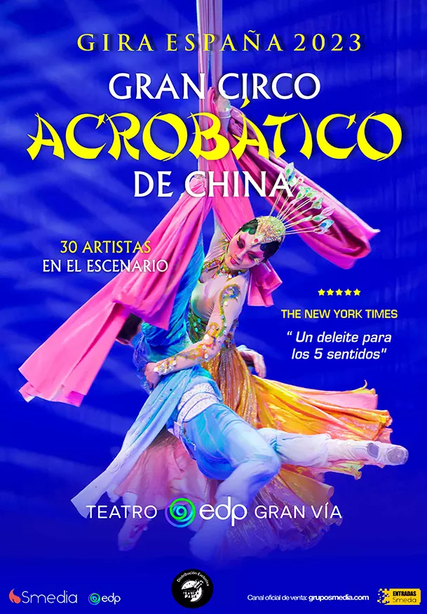 Cartel de El gran circo acrobático de China