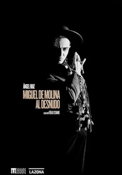 Cartel de Ángel Ruiz: Miguel de Molina al desnudo