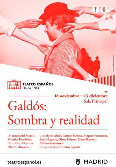 Cartel de Galdós: Sombra y realidad