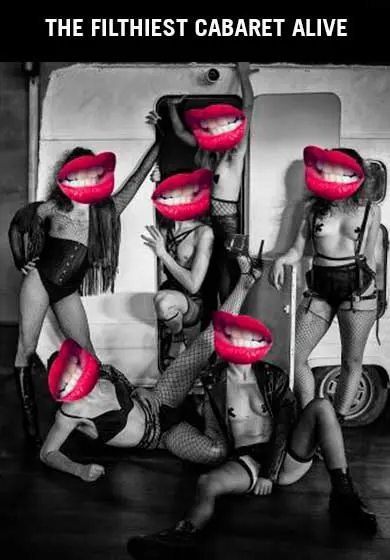 Cartel de The filthiest cabaret alive