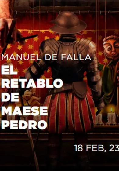 Cartel de Manual de Falla: El retablo de Maese Pedro