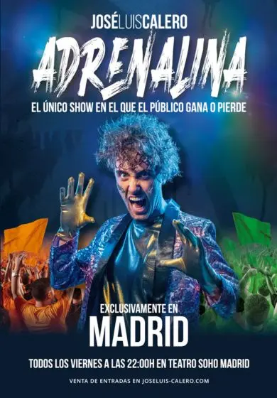 Cartel de José Luis Calero: Adrenalina