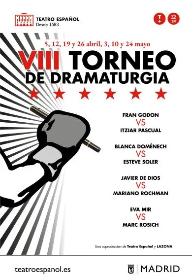 Cartel de Torneo de dramaturgia (Octava edición)