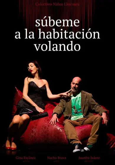 Cartel de Súbeme a la habitación volando