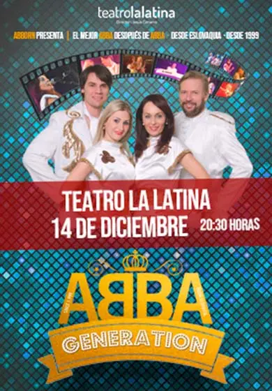 Cartel de Abba Generation