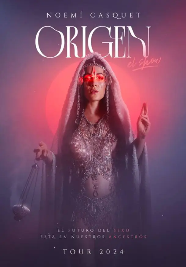 Cartel de Noemí Casquet – Origen, el show