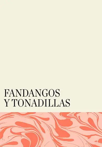 Cartel de Fandangos y tonadillas
