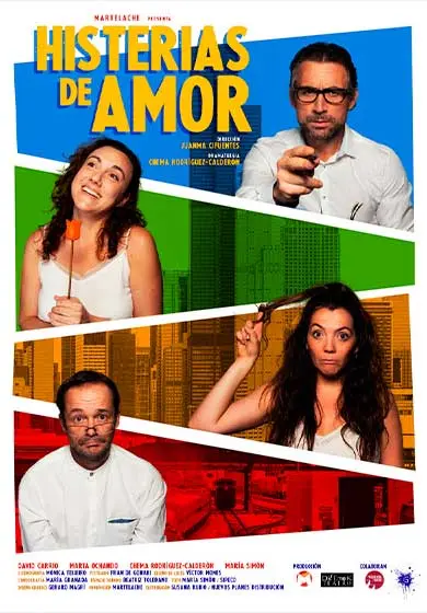 Cartel de Histerias de amor